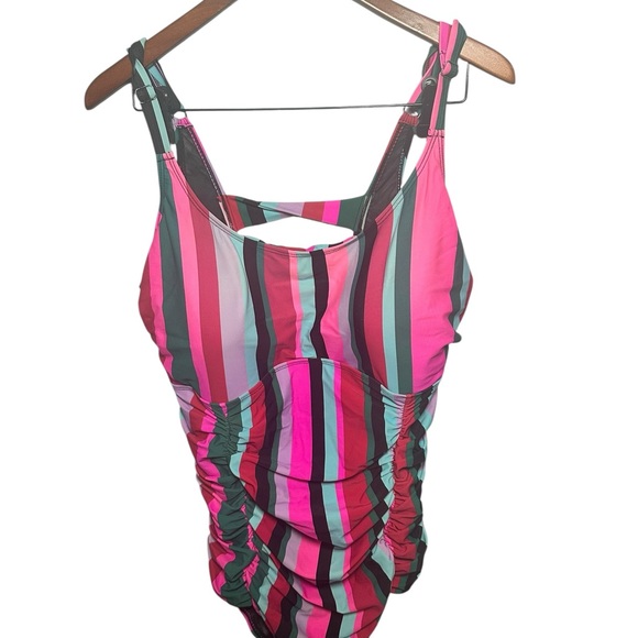 Torrid Vibrant Striped Kids One Piece - Picture 1 of 6